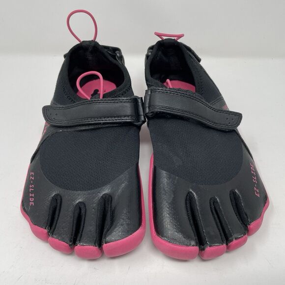 Fila Skele-Toes Women's EZ Slide Drainage Sandal Water Shoes Pink Black Size 7 - Picture 4 of 9